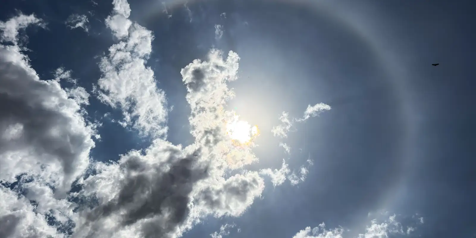 Halo solar ilumina o céu de Brasília, mas fenômeno óptico não indica chuva