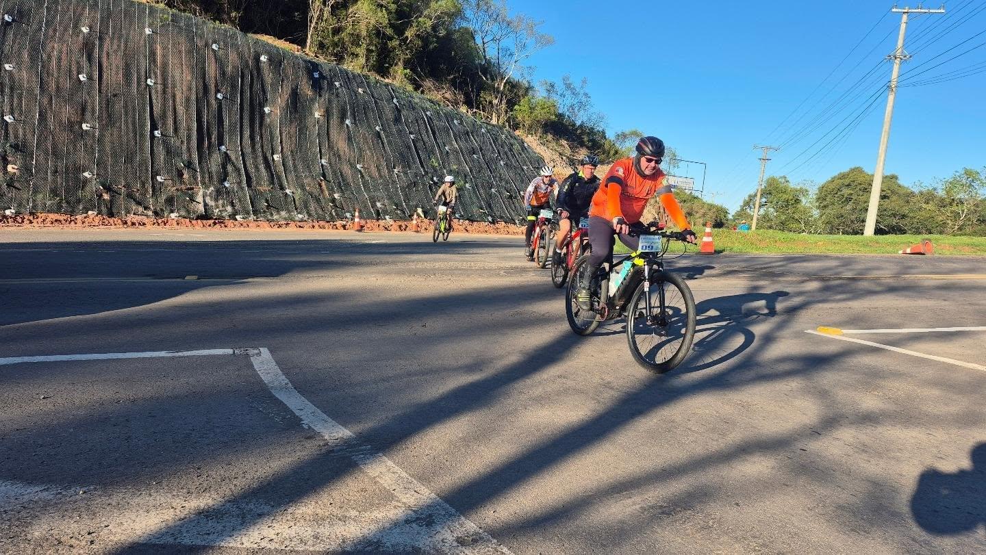 Primeira edição do Pedala Jaguari reúne cerca de 100 ciclistas