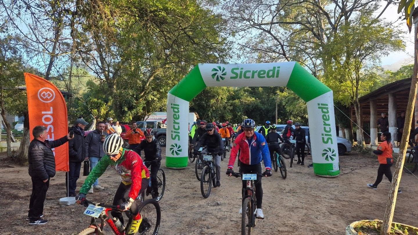 Primeira edição do Pedala Jaguari reúne cerca de 100 ciclistas