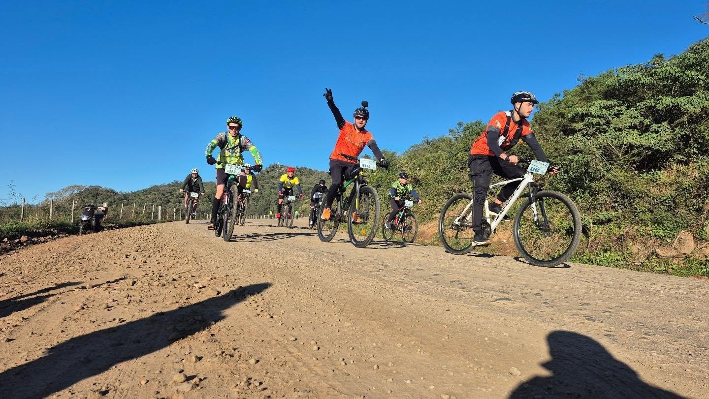 Primeira edição do Pedala Jaguari reúne cerca de 100 ciclistas