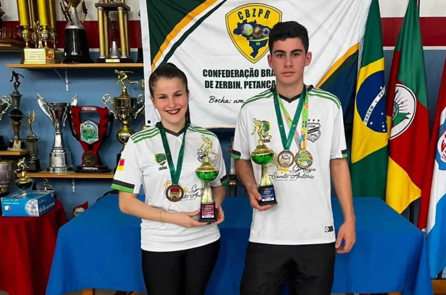 Atletas da bocha de Jaguari conquistam títulos no Campeonato Brasileiro da Juventude