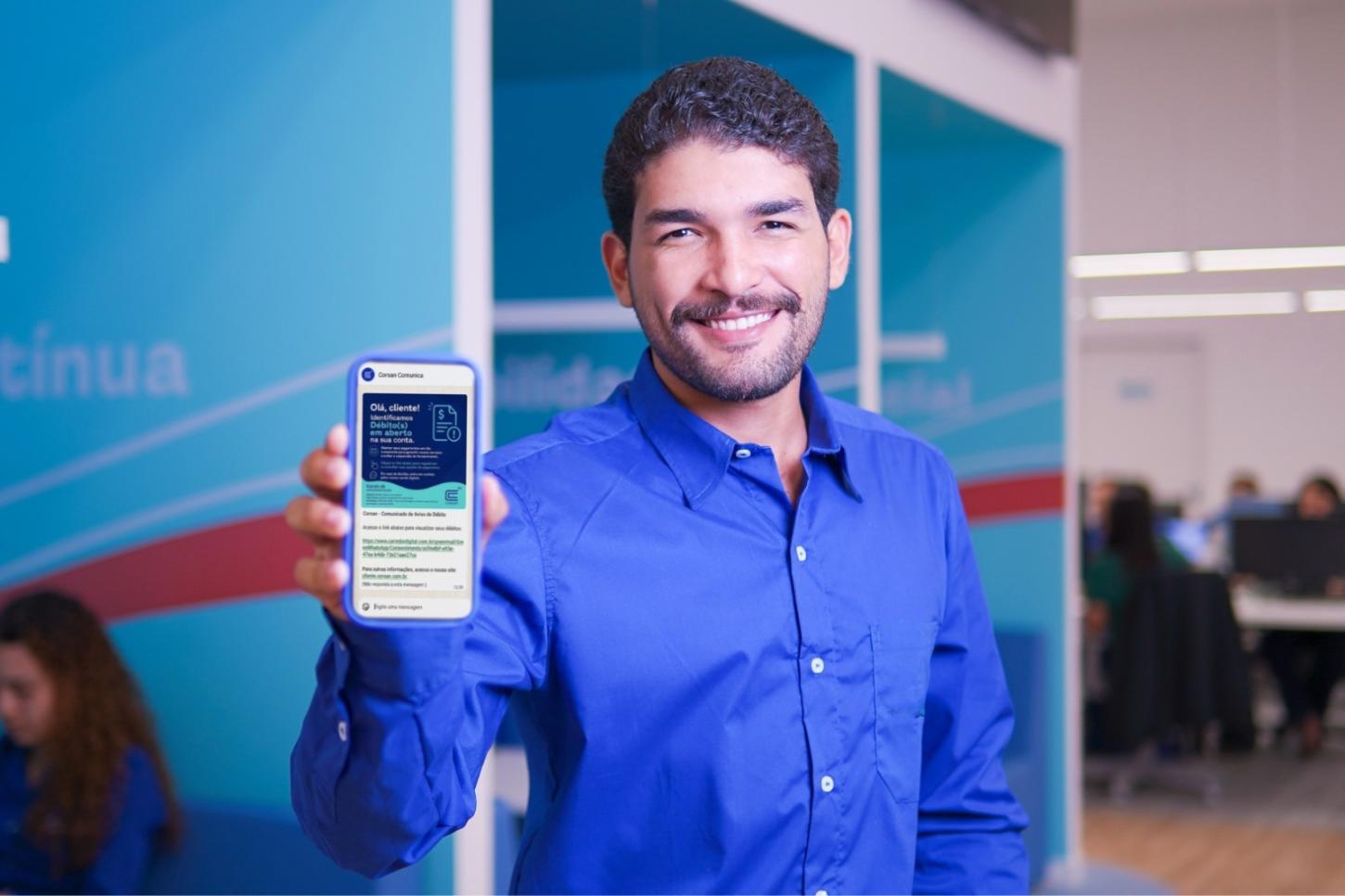 CORSAN PASSA A ENVIAR AVISOS DE DÉBITO PELO WHATSAPP