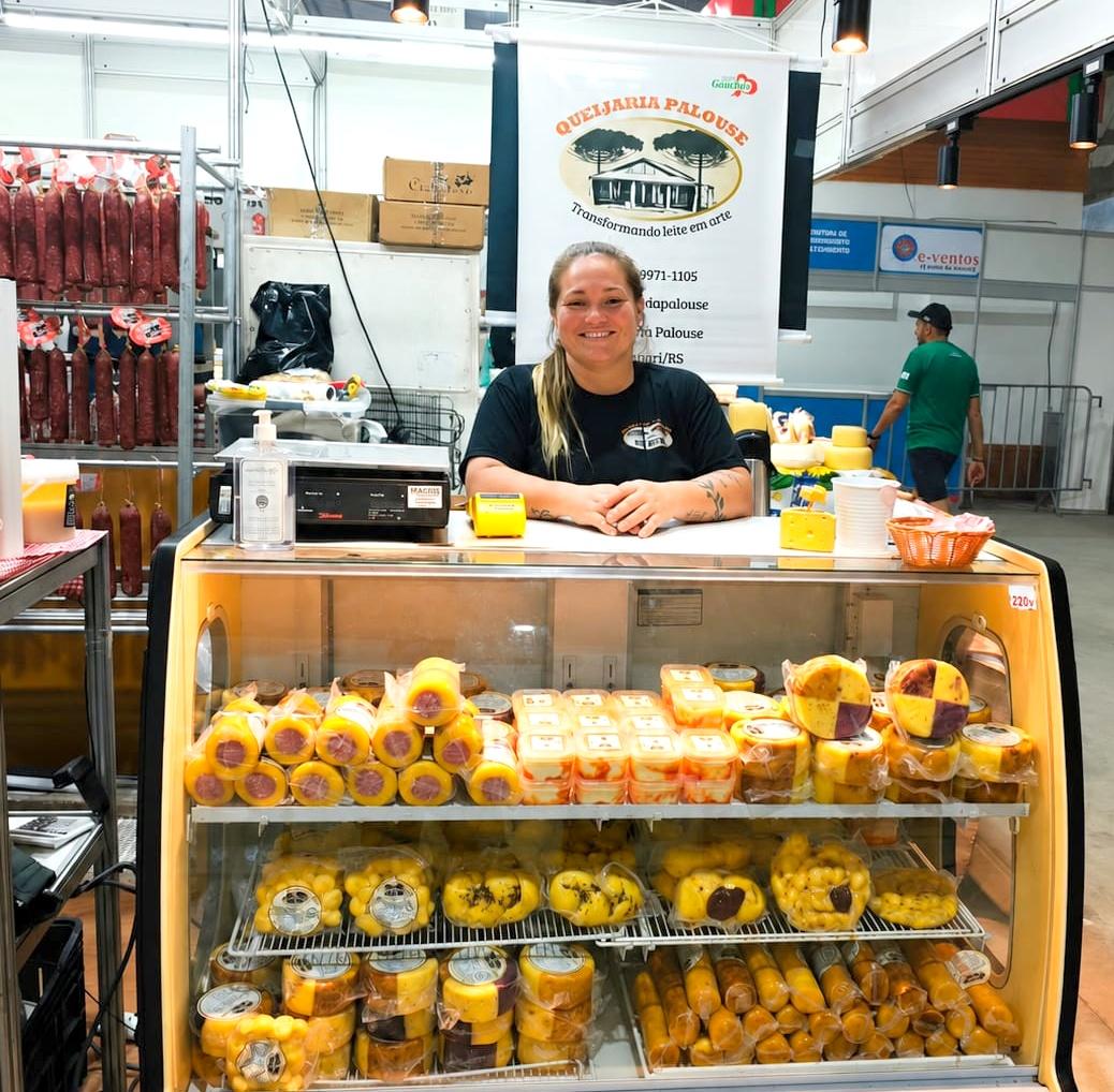 Jaguari na Expointer: Queijaria Palouse leva sabores do interior do município para a maior feira do Estado