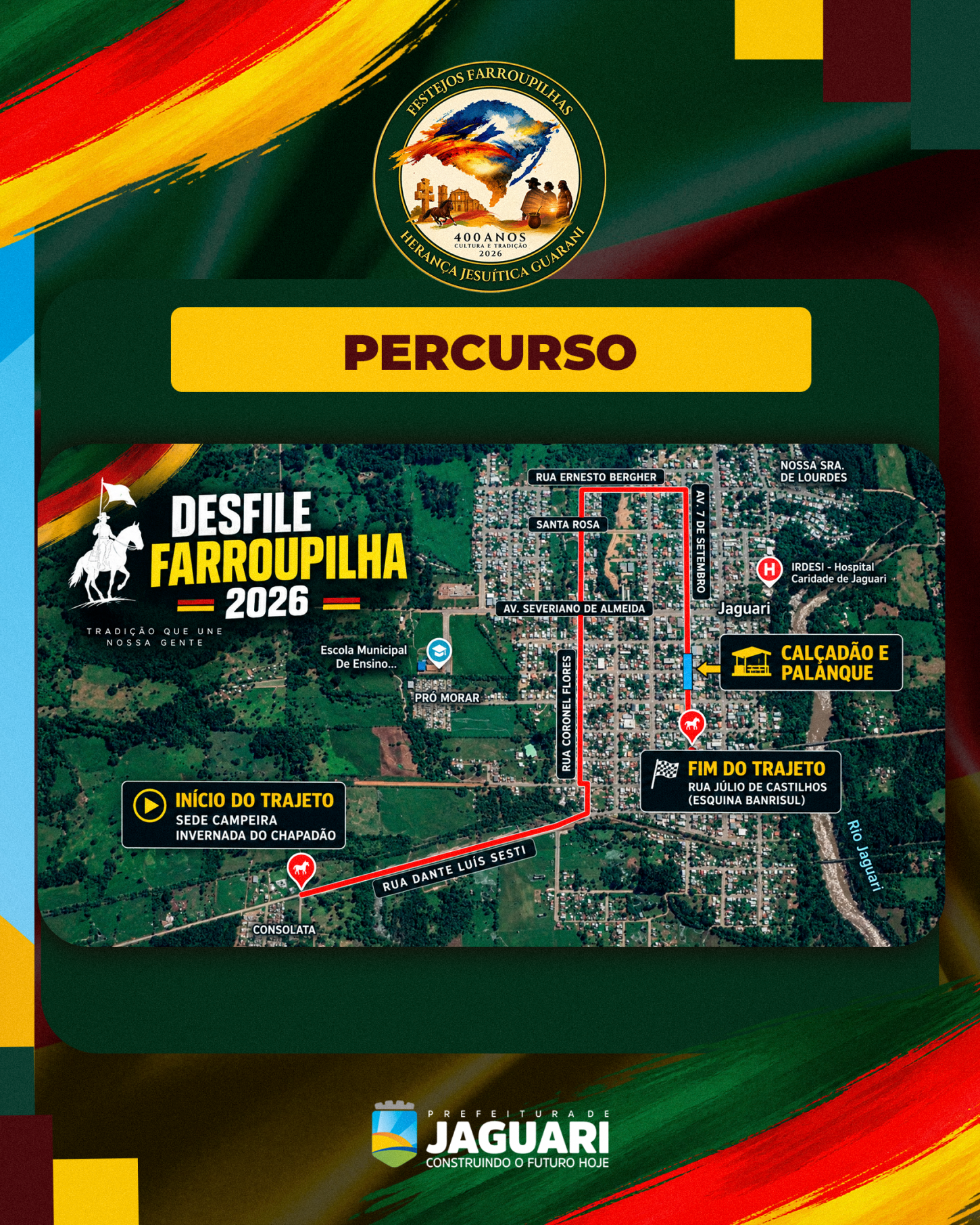 Foto: Redes Sociais Prefeitura de Jaguari.