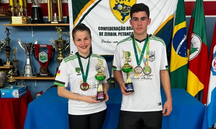 Atletas da bocha de Jaguari conquistam títulos no Campeonato Brasileiro da Juventude