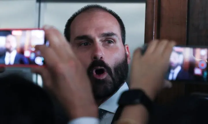 STF registra mandado de prisão contra Eduardo Bolsonaro em sistema nacional