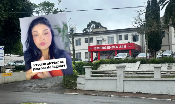 Em vídeo, familiar de paciente faz graves acusações contra o hospital de Jaguari