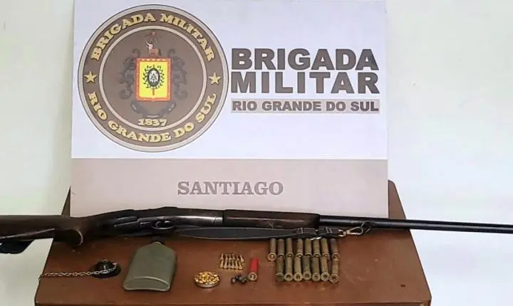 Santiago: Homem é preso por cárcere privado e posse irregular de arma