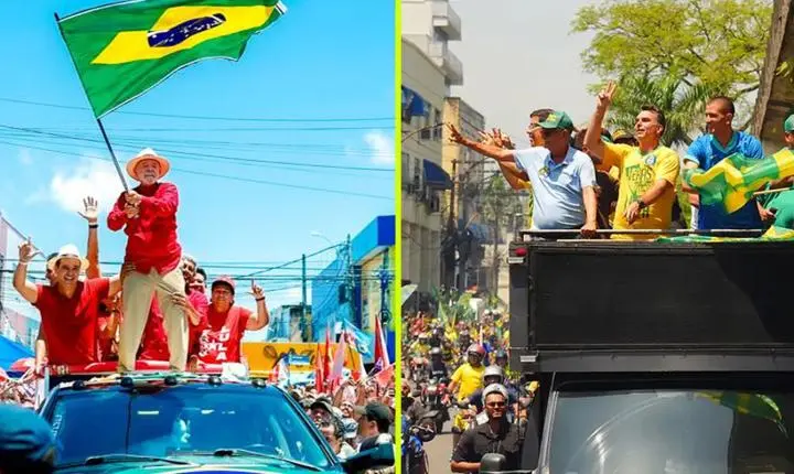 Lula faz comício em Natal e Flávio Bolsonaro lidera ato no Rio de Janeiro