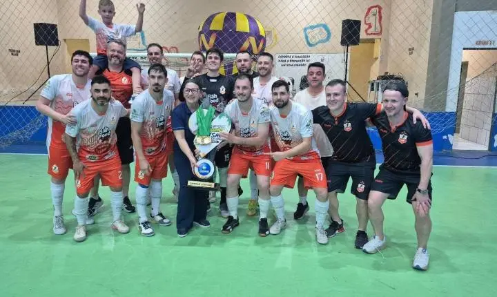 RIVERA CONQUISTA O TÍTULO DA 1ª DIVISÃO DO CAMPEONATO MUNICIPAL DE FUTSAL DE JAGUARI