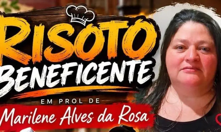 Solidariedade: Risoto beneficente em prol de Marilene Alves da Rosa